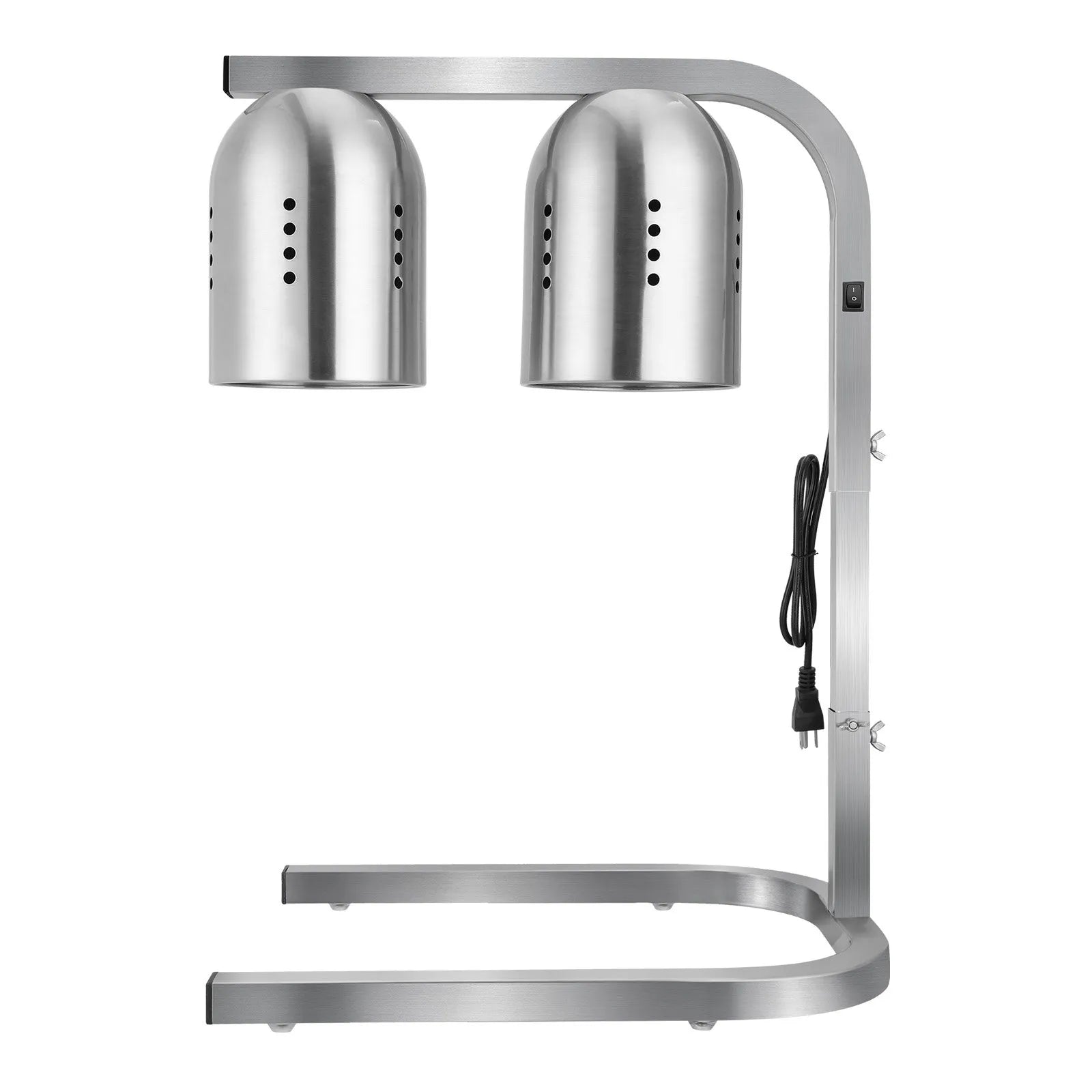VEVOR Commercial Food Heat Lamp with 500W Bulbs for Food Restaurant & Buffet