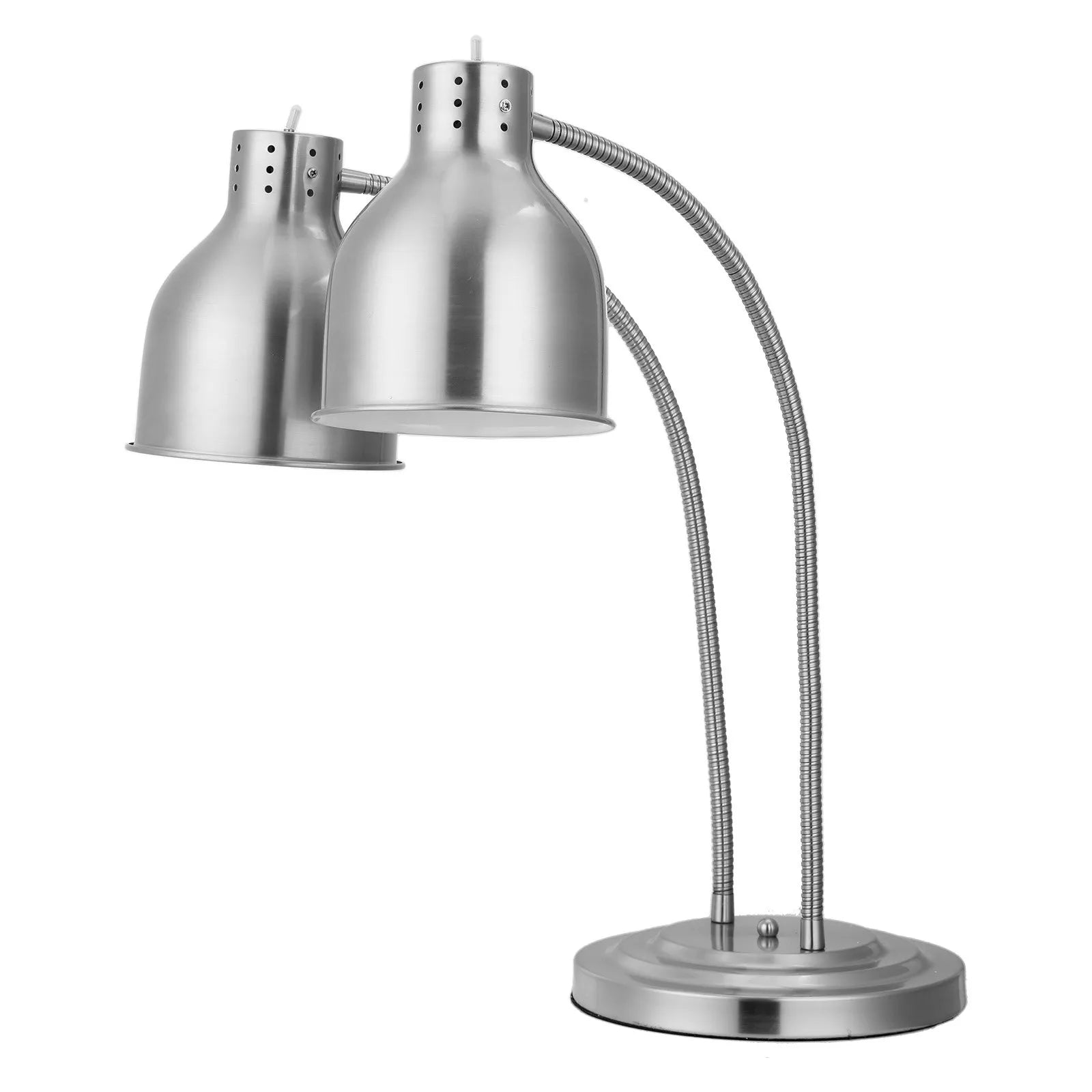 VEVOR Commercial Food Heat Lamp 2-head Electric Catering for Restaurant Buffet