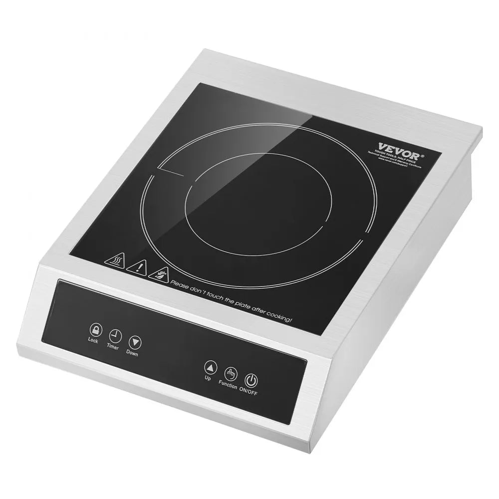 VEVOR Portable Commercial Induction Cooktop 3500W Countertop Burner Hot Plate