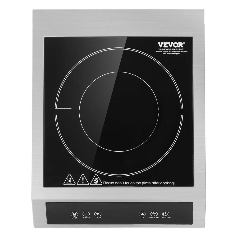 VEVOR Portable Commercial Induction Cooktop 3500W Countertop Burner Hot Plate