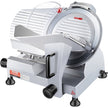 VEVOR Commercial Meat Slicer, 240W Electric Deli Food Slicer, 10 inch Carbon Steel Blade Electric Food Slicer, 350-400RPM Meat Slicer, 0 - 0.47 inch Adjustable Thickness for Commercial and Home Use
