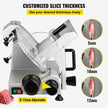 VEVOR Commercial Meat Slicer, 200W Electric Deli Food Slicer, 350-400RPM Meat Slicer with 8