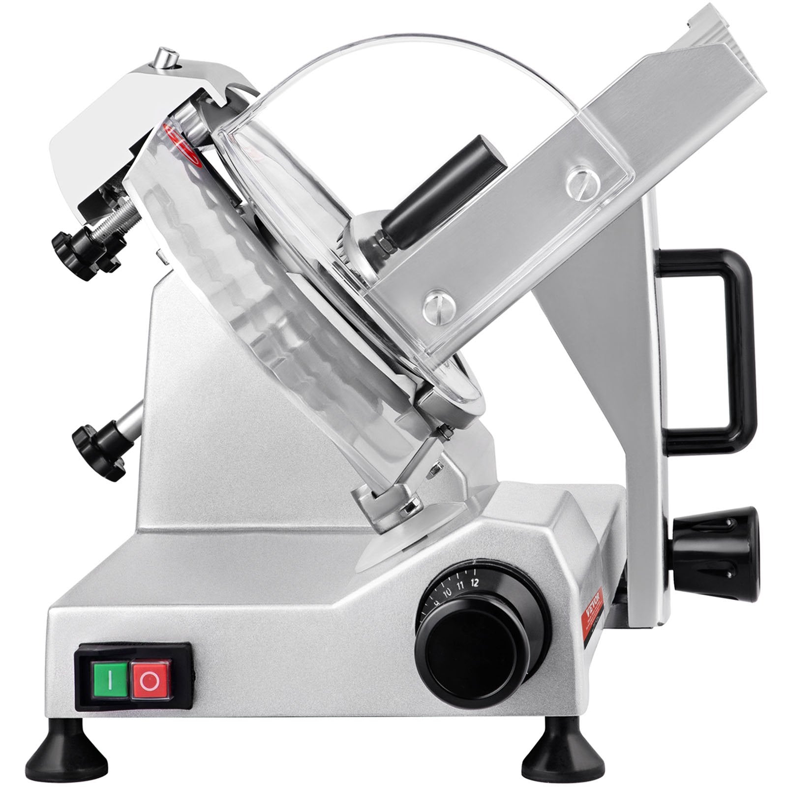 VEVOR Commercial Meat Slicer, 200W Electric Deli Food Slicer, 350-400RPM Meat Slicer with 8