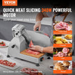 VEVOR Meat Slicer, 340W Electric Deli Food Slicer with 10
