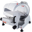 VEVOR Commercial Meat Slicer, 320W Electric Deli Food Slicer, 12 inch Carbon Steel Blade Electric Food Slicer, 350-400RPM Meat Slicer, 0-0.6 inch Adjustable Thickness for Meat, Cheese, Veggies, Ham
