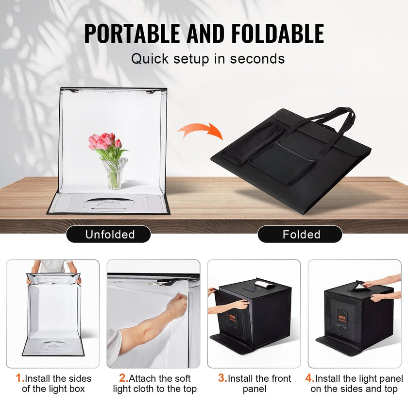 VEVOR Photo Studio Light Box 24