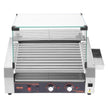 VEVOR Electric 30 Hot Dog 11 Roller Commercial Grill Cooker Machine Cover 1600W