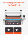 VEVOR Electric 12 Hot Dog 5 Roller Commercial Grill Cooker Machine Cover 750W
