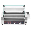 VEVOR Electric 12 Hot Dog 5 Roller Commercial Grill Cooker Machine Cover 750W