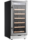 VEVOR Wine Cooler 28 Bottle Mini Wine Fridge Glass Door Digital Temp Control