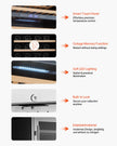 VEVOR Wine Cooler 46 Bottle Dual Zone Wine Refrigerator Glass Door Temp Control