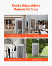 VEVOR Fitting Room Dressing Room 39 in Privacy Space for Boutique Mall & Outdoor