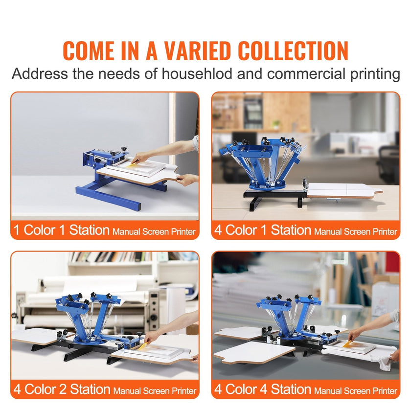 VEVOR 1 Color 1 Station Silk Screening Screenprint Press Screen Printing Machine
