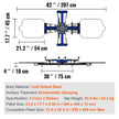 VEVOR 4 Color 2 Station Silk Screening Screenprint Press Screen Printing Machine