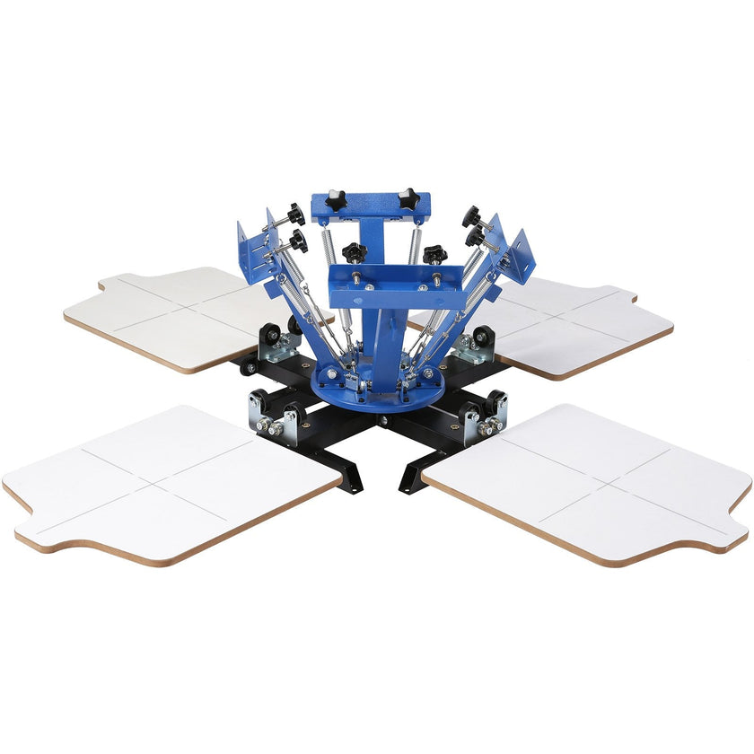 VEVOR 4 Color 4 Station Silk Screening Screenprint Press Screen Printing Machine