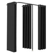 VEVOR Fitting Room Portable Dressing Room 79 x 39 x 79 in Privacy Space (Black)