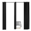 VEVOR Fitting Room Portable Dressing Room 79 x 39 x 79 in Privacy Space (Black)
