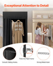 VEVOR Fitting Room Portable Dressing Room 39 x 39 x 78 in Privacy Space (Black)