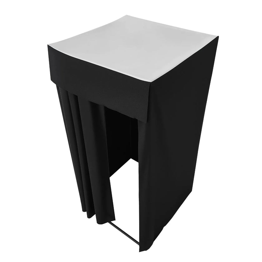 VEVOR Fitting Room Portable Dressing Room 39 x 39 x 78 in Privacy Space (Black)