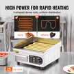VEVOR Commercial Electric Griddle, 1700W Countertop Flat Top Grill, 122?-572 ? Adjustable Temp, 14.17 x 11.81 x 0.39in Stainless Steel Griddle Grill with 2 Shovels and 2 Brushes for Home or Restaurant