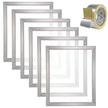 VEVOR Screen Printing Kit, 6 Pieces Aluminum Silk Screen Printing Frames, 16x20inch Silk Screen Printing Frame with 110 Count Mesh, High Tension Nylon Mesh and Sealing Tape for T-shirts DIY Printing