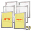 VEVOR Screen Printing Kit, 6 Pieces Aluminum Silk Screen Printing Frames, 20x24inch Silk Screen Printing Frame with 160 Count Mesh, High Tension Nylon Mesh and Sealing Tape for T-shirts DIY Printing