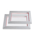 VEVOR Screen Printing Kit, 2 Pieces Aluminum Silk Screen Printing Frames 8x10/10x14in 110 Count Mesh, 2 Tapes and Screen Printing Squeegees and Transparency Films for T-shirts DIY Printing