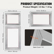 VEVOR Screen Printing Kit, 3 Pieces Aluminum Silk Screen Printing Frames 6x10/8x12/10x14inch 110 Count Mesh, 5 Glitters and Screen Printing Squeegees and Transparency Films for T-shirts DIY Printing