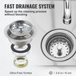 VEVOR Stainless Steel Prep & Utility Sink, 1 Compartment Free Standing Small Sink Include Faucet & legs, 18