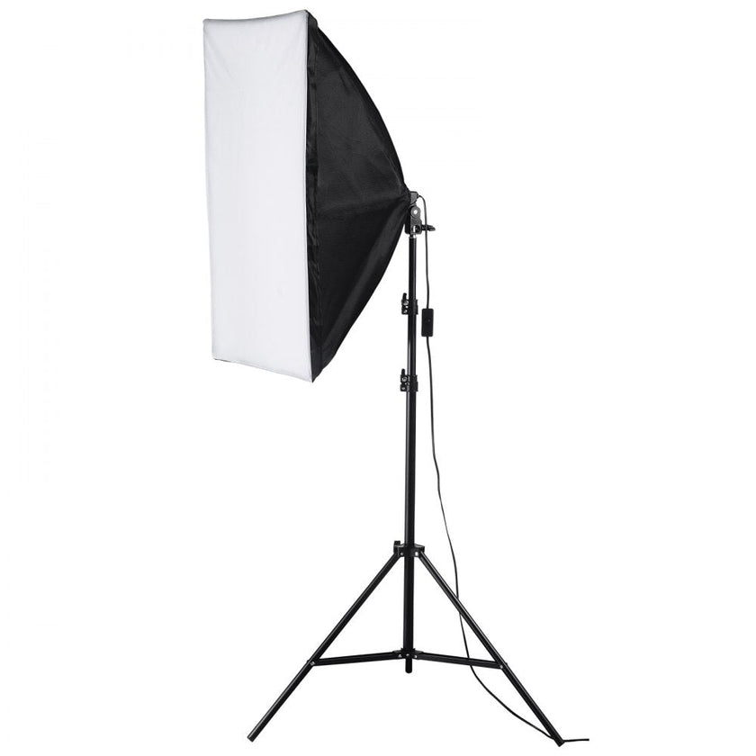 VEVOR Softbox Lighting Kit 20 in x 28 in 45W 3000-6500K LED Bulbs for Shooting