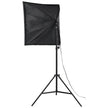 VEVOR Softbox Lighting Kit 24 in x 24 in 30W 5500K LED Bulbs Adjustable Stand