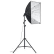 VEVOR Softbox Lighting Kit 24 in x 24 in 30W 5500K LED Bulbs Adjustable Stand