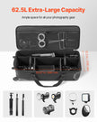 VEVOR Studio Equipment Trolley Case 35.83 x 11.81 x 14 in Rolling Camera Bag