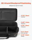 VEVOR Studio Equipment Trolley Case 51.57 x 14.37 x 14.96 in Rolling Camera Bag