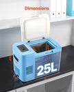 VEVOR Ultra Low Temperature Freezer Lab Freezer 25 L −40 ℉ to −123 ℉ Adjustable