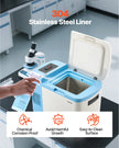VEVOR Ultra Low Temperature Freezer Lab Freezer 25 L −40 ℉ to −123 ℉ Adjustable