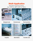 VEVOR Ultra Low Temperature Freezer Lab Freezer 25 L −40 ℉ to −123 ℉ Adjustable