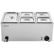 VEVOR Commercial Electric Food Warmer 5-Pan Countertop Buffet 15.3QT Bain Marie