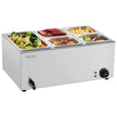 VEVOR Commercial Electric Food Warmer 5-Pan Countertop Buffet 15.3QT Bain Marie