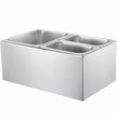 VEVOR Commercial Electric Food Warmer 3-Pan Countertop Buffet 17QT Bain Marie