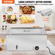 VEVOR Commercial Electric Food Warmer Countertop Buffet 1*19Qt Pan Bain Marie
