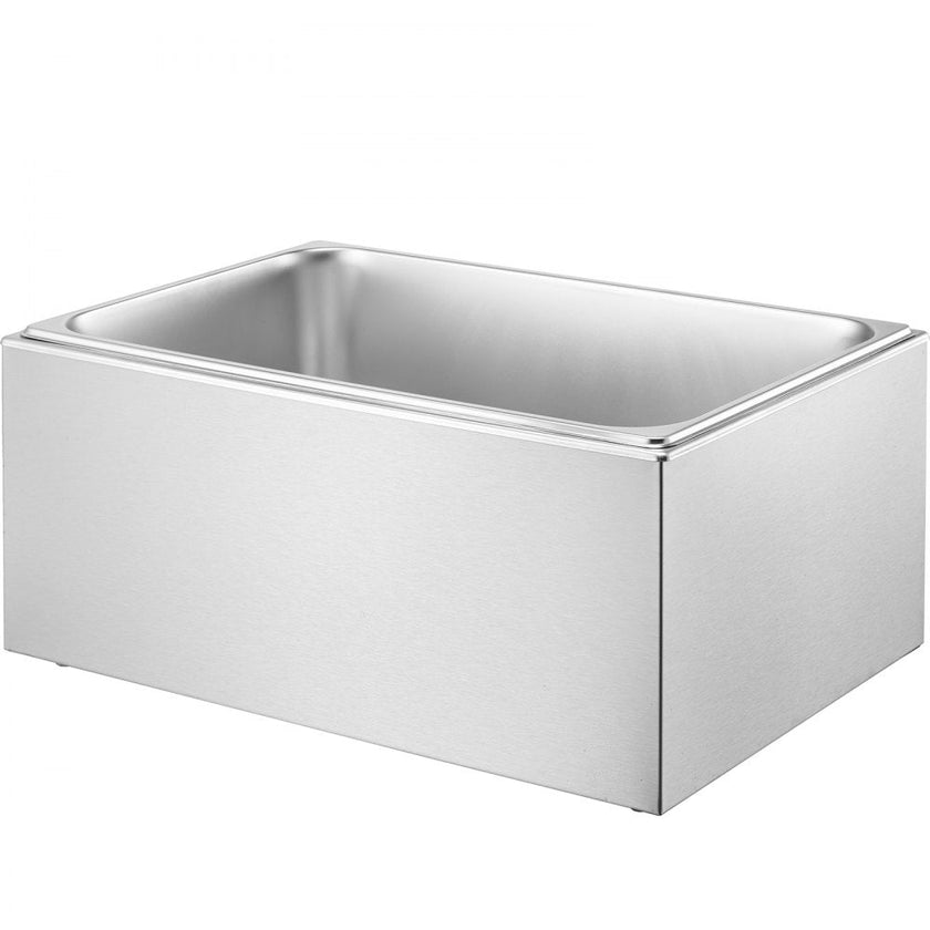 VEVOR Commercial Electric Food Warmer Countertop Buffet 1*19Qt Pan Bain Marie