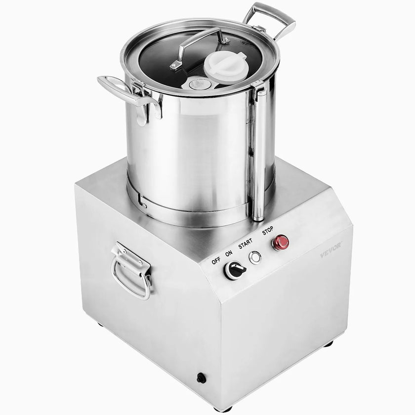 VEVOR Food Processor Vegetable Chopper 10.6Qt Food-Grade Stainless Steel Blender