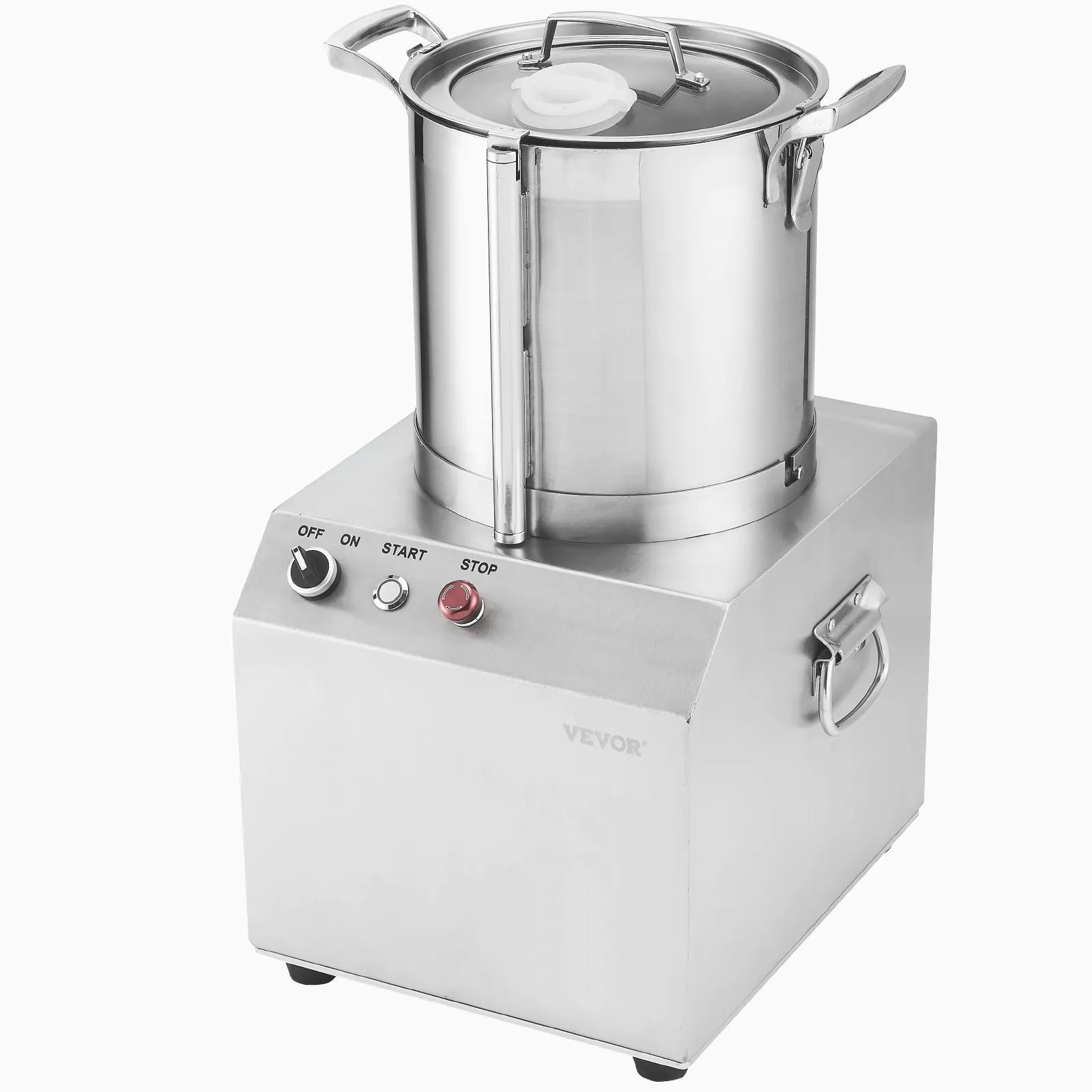 VEVOR Food Processor Vegetable Chopper 10.6Qt Food-Grade Stainless Steel Blender