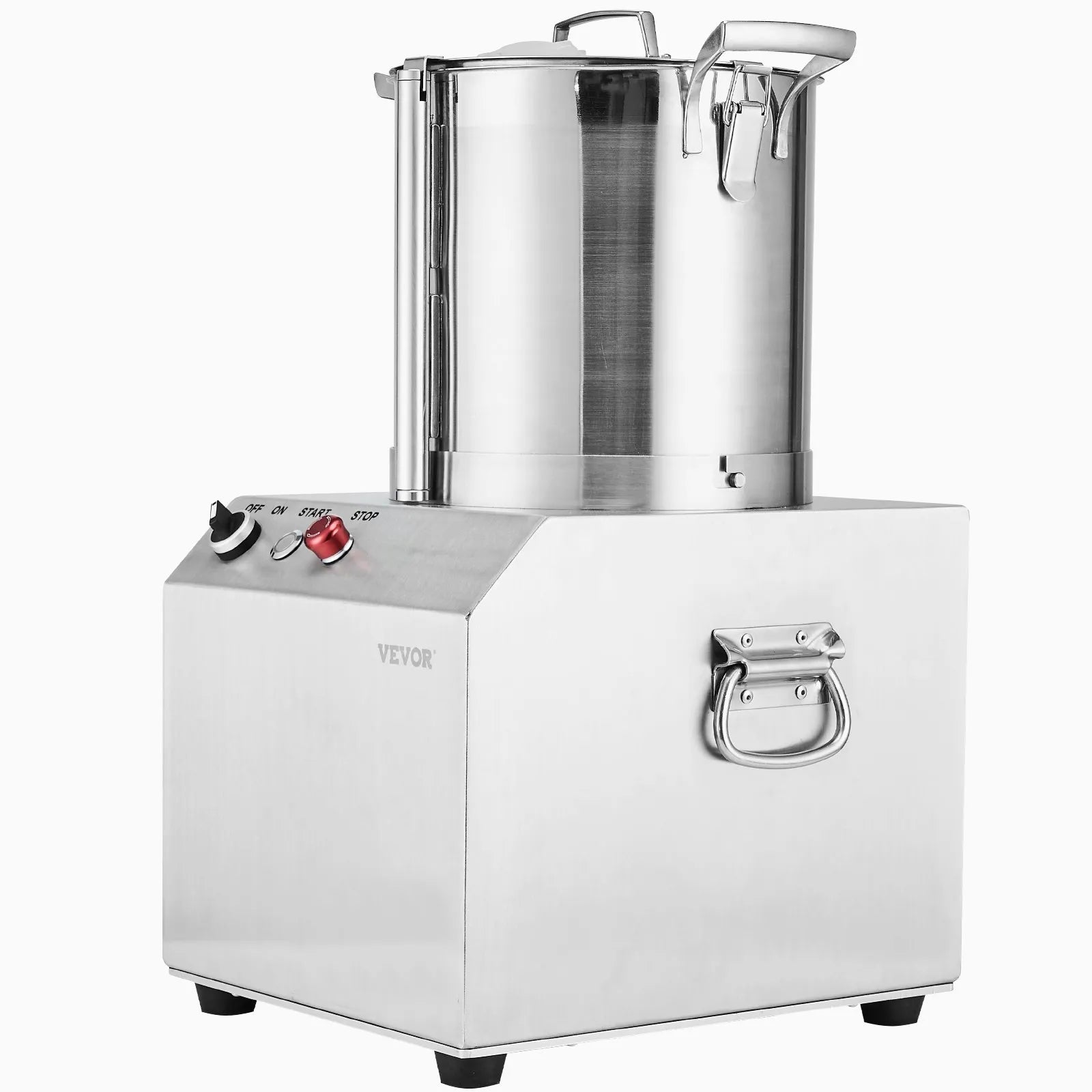VEVOR Food Processor Vegetable Chopper 10.6Qt Food-Grade Stainless Steel Blender