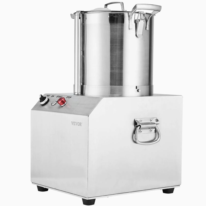 VEVOR Food Processor Vegetable Chopper 10.6Qt Food-Grade Stainless Steel Blender