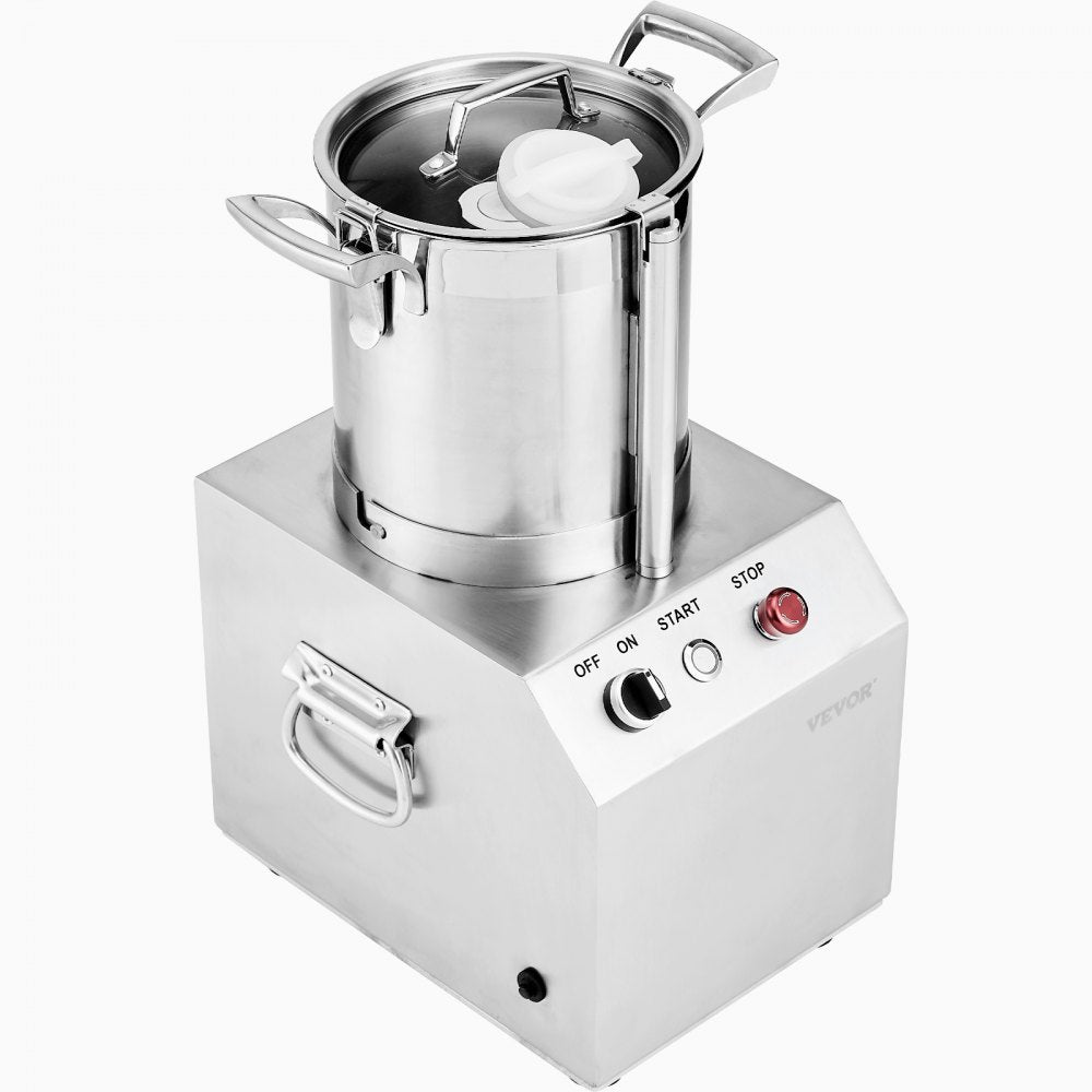 VEVOR Food Processor Vegetable Chopper 4.3Qt Food-Grade Stainless Steel Blender