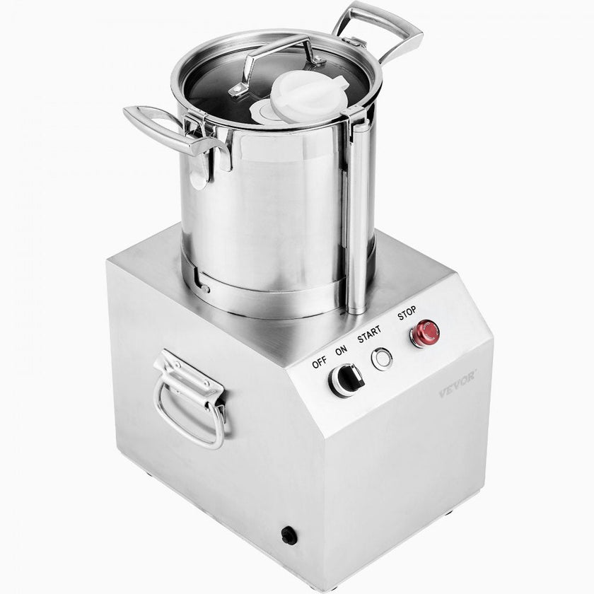 VEVOR Food Processor Vegetable Chopper 4.3Qt Food-Grade Stainless Steel Blender