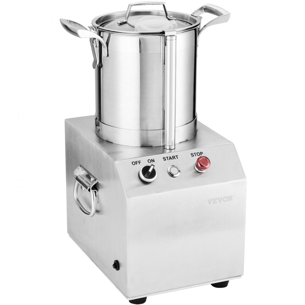 VEVOR Food Processor Vegetable Chopper 4.3Qt Food-Grade Stainless Steel Blender