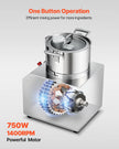 VEVOR Food Processor Vegetable Chopper 6.3Qt Food-Grade Stainless Steel Blender